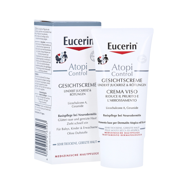 Eucerin Atopi Control Face Cream Sensitive Dry Skin Relief 50ml