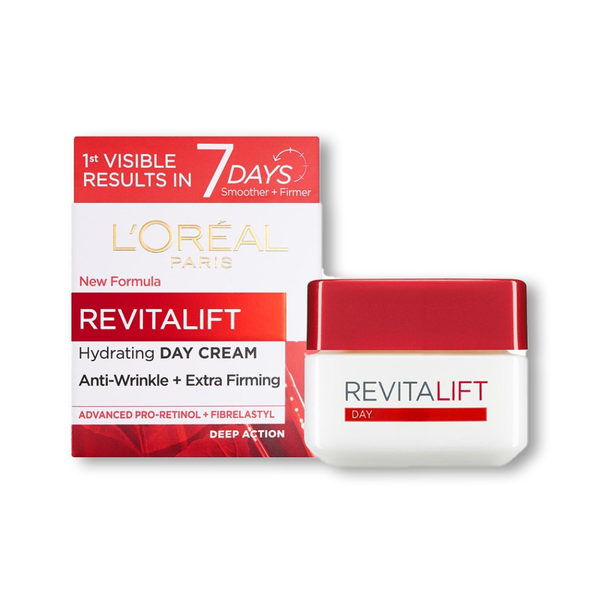 L'Oreal Paris Revitalift Anti-Wrinkle Day Cream, Firming Moisturizer, 50ml