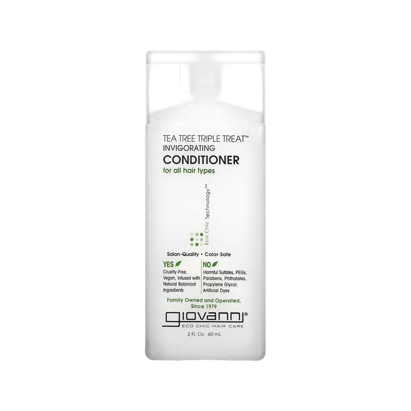 Giovanni Tea Tree Triple Treat Conditioner, Moisturizing, 2 fl oz