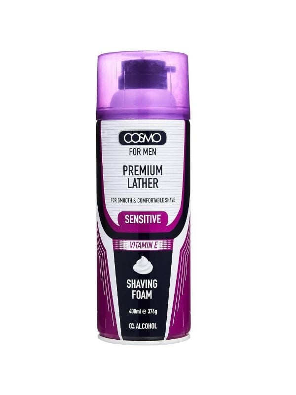 Foam Shaving Cream Vitamin E Bisabolol Cosmo 400ml