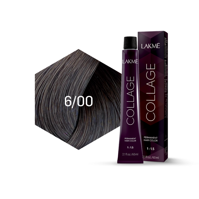 Hair Dye for Dark Hair Dark Blonde Permanent Lakme Collage 6/00 100ml