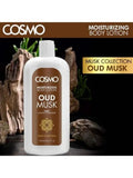 Moisturizing Body Lotion Musk and Oud Scent Cosmo 750ml