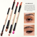 Jessup Makeup Brush Set - 5 Piece T509 Peach Dust
