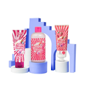 Cosmo Marshmallow Body Care Set - Shower Gel, Body Scrub, Hand Cream