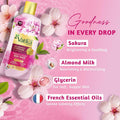 Vatika Body Wash Romantic Pink Sakura Floral Scent 500ml