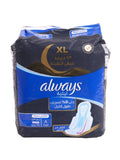 Always Maxi Night Pads with Wings Heavy Flow Protection Large 8 Pads