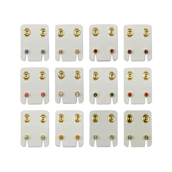 Medical Earrings Amazon Cubic Zirconia Hypoallergenic Studex 1 Piece