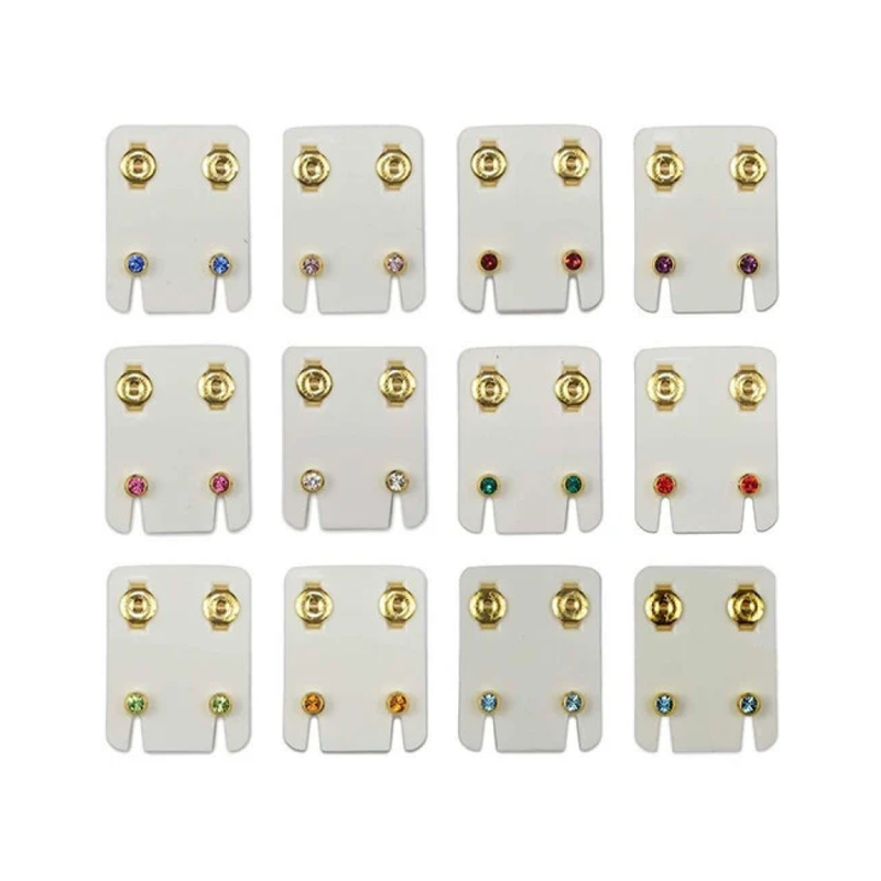 Medical Earrings Amazon Cubic Zirconia Hypoallergenic Studex 1 Piece