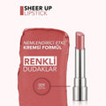 Flormar Sheer Up Lipstick, 009 Baby Girl, Tinted Lip Balm, Glossy Finish
