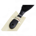 Hair System Plastic Styling Brush - Black, Medium Bristles