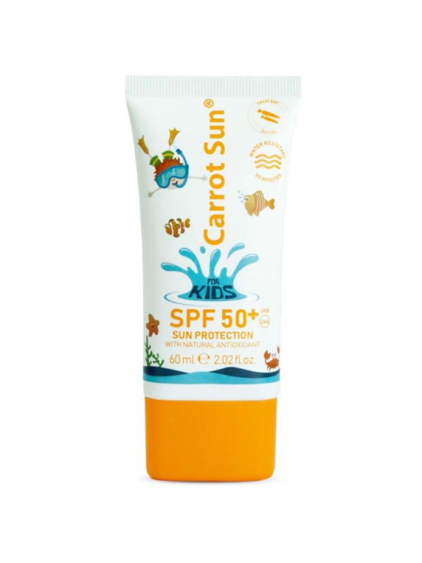 Mineral Sunscreen SPF 50+ for Kids - Carrot Sun - 60ml