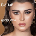 Gray Contact Lenses For Dark Eyes Lumiere Gold-3 Natural Beauty Dahab 10 Pack