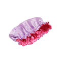 Hair System Silk Satin Hat - Frizz Control, Breakage Protection, Pink