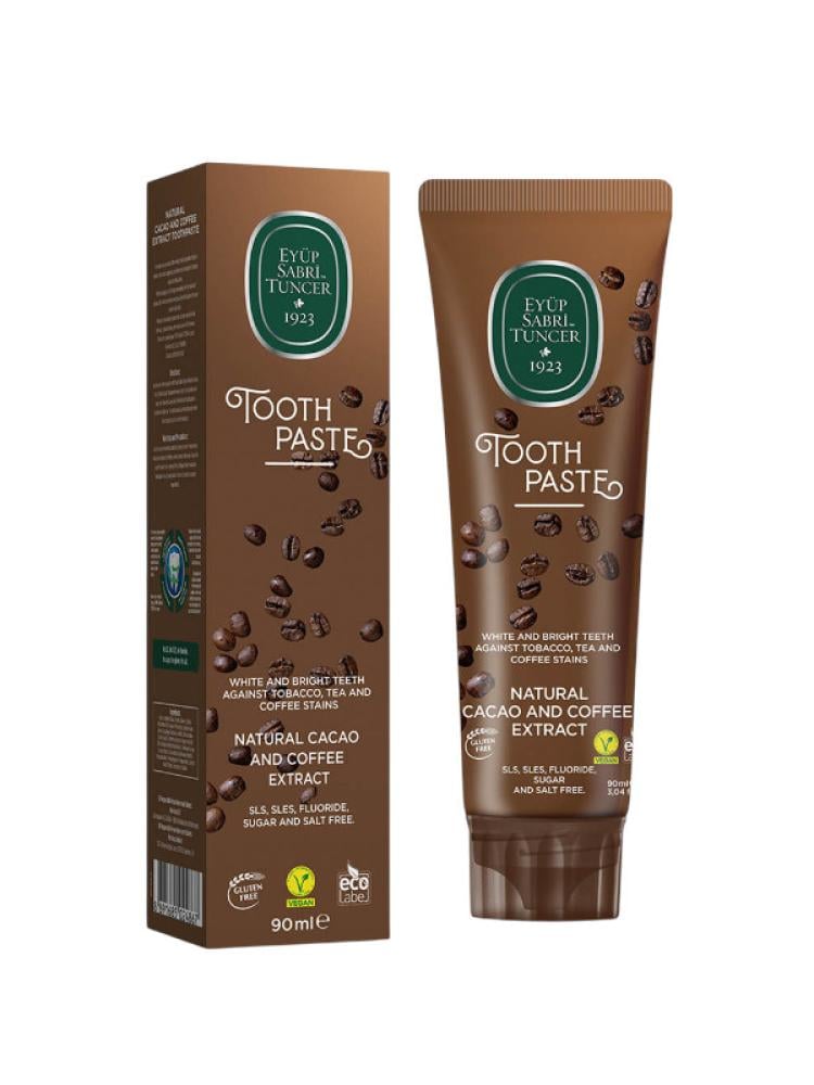 Best Whitening Toothpaste Cocoa & Coffee Eyup Sabri Tuncer 90ml