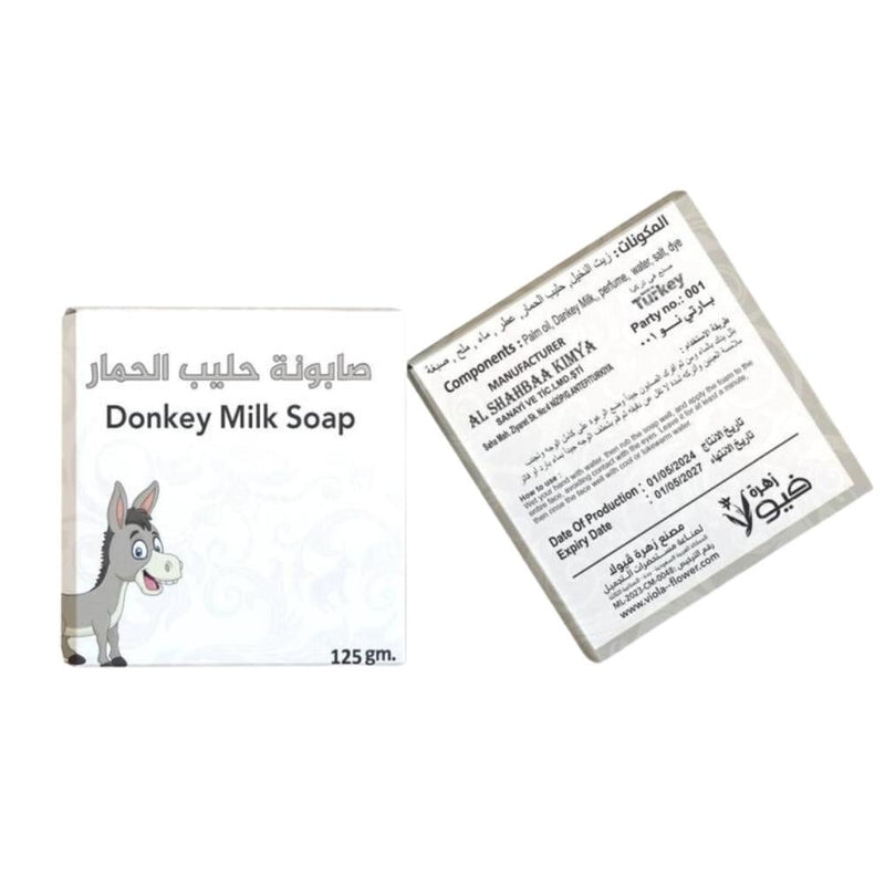 Viola Donkey Milk Soap, Deep Cleansing, Moisturizing, 125g