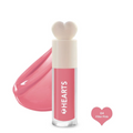 Pink Lip Gloss Plumping Filler 04 HEARTS 5ml
