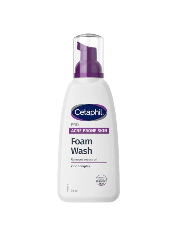 Face Wash for Oily Skin Foaming Cleanser Zinc Complex Cetaphil 236ml