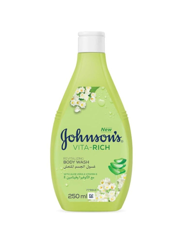 Revitalizing Body Wash with Vitamin E and Aloe Vera by Johnson's, 250ml