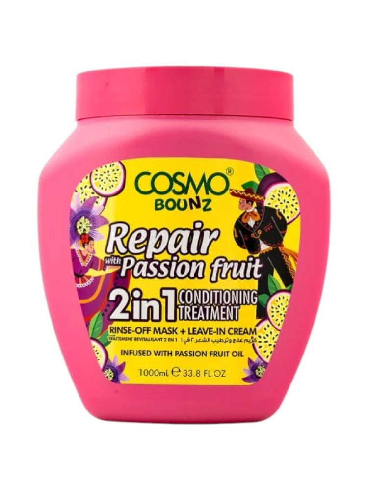Cosmo Bounz 2-in-1 Conditioning Treatment Passion Fruit 1000ml