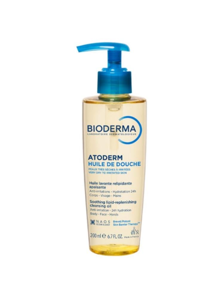Bath Oil for Dry Skin Soothing Lipid-Replenishing Bioderma 200ml