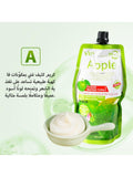 Ammonia-Free Black Hair Dye Cream with Apple Extract - 500 ml