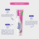 Nair Hair Removal Cream Rose Fragrance Smooth Skin Arms Legs 110g