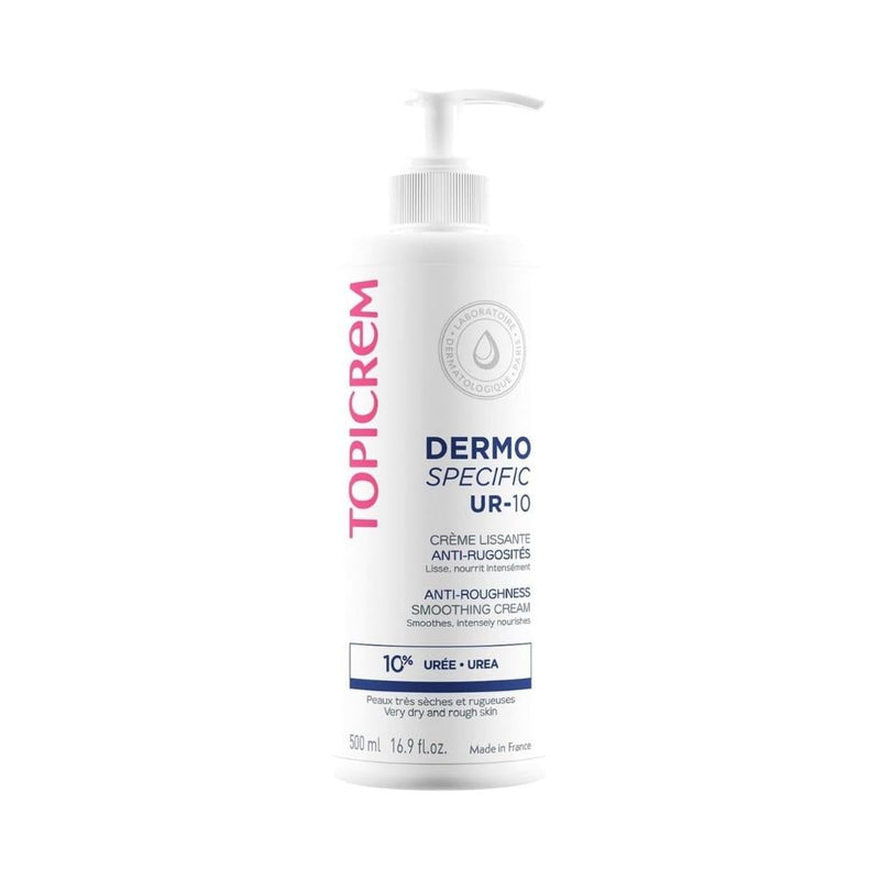 UR-10 Anti-Roughness Smoothing Cream Urea 10% Topicrem 500ml