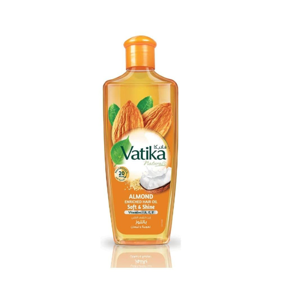 Vatika Almond Hair Oil for Softness & Shine 200ml