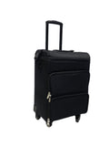 Salon System BK21-131 Wheeled Manicure and Pedicure Bag Black