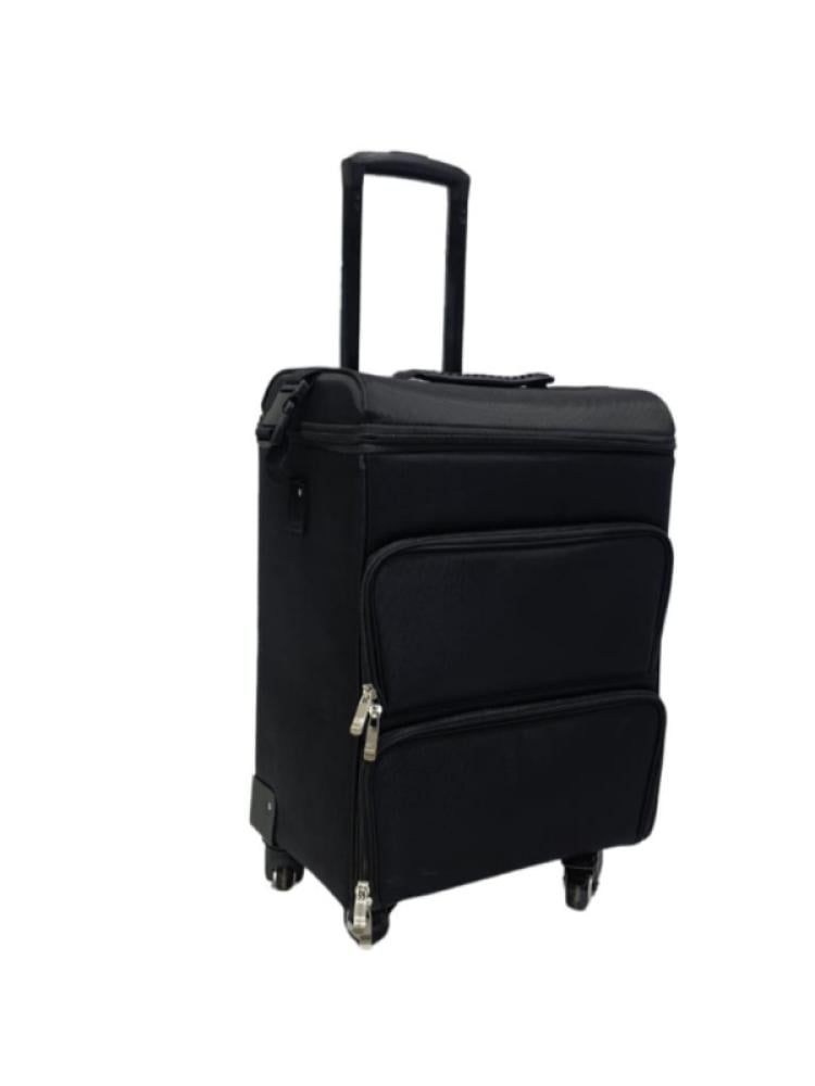 Salon System BK21-131 Wheeled Manicure and Pedicure Bag Black