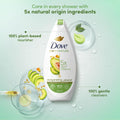 Dove Body Wash with Avocado Oil, Moisturizing for Dry Skin, 250 ml