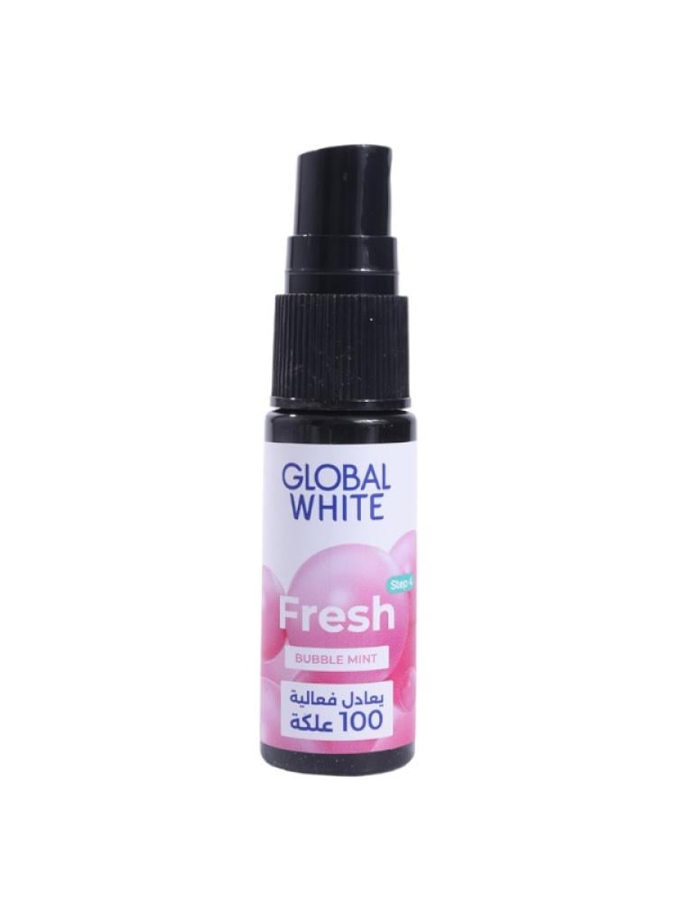 Mouth Spray Mint Fresh Breath Bubble Mint Global White 15ml