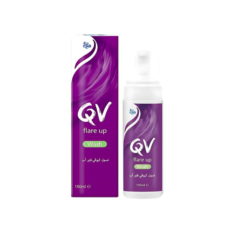 Qv Flare Up Wash Moisturizing Cleanser for Eczema and Dry Skin, 150ml