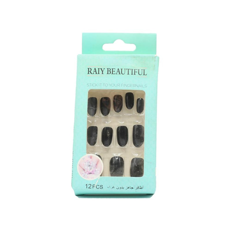 Rial Beauty Pre-Glueless Nail Forms, 12 Pieces, Adhesive-Free