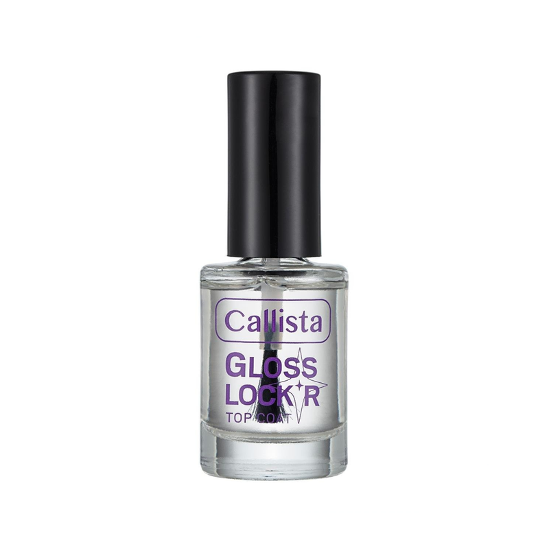 Callista Gloss Look R Top Coat Nail Polish, 9ml, Clear High Shine