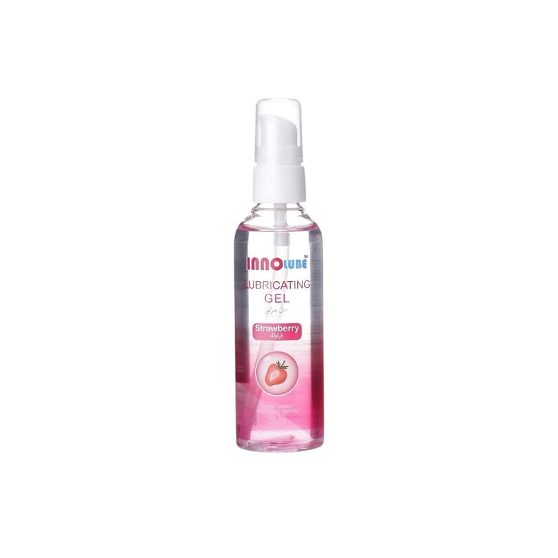 Innolube Strawberry Flavored Lubricant Gel, Water-Soluble, 100ml