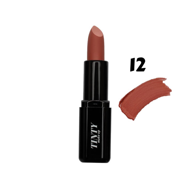 Tinty Matte Lipstick Long Lasting Waterproof Shade 12 3.8g