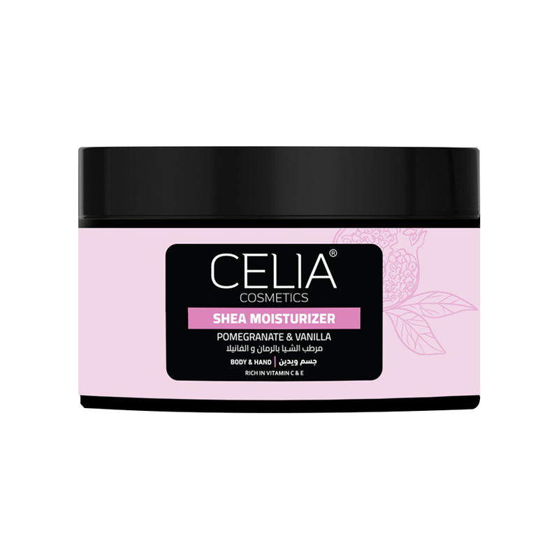 Celia Body and Hand Moisturizer Shea Pomegranate Vanilla 300g