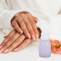Salon System Empty Pump Bottle - Lilac - For Nail Polish Remover & Makeup Remover