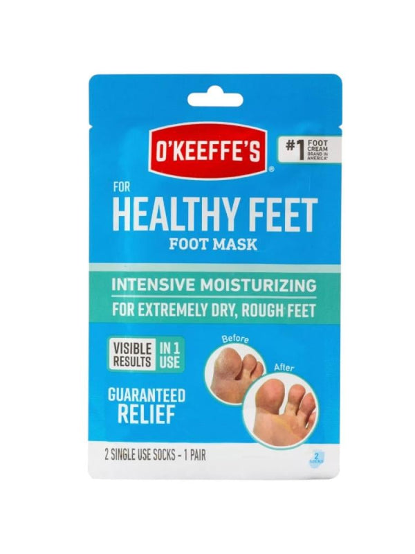 Intensive Moisture Foot Mask for Dry Skin by O'Keeffe's, 1 Pair