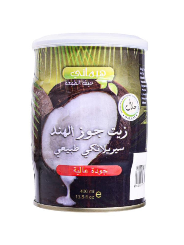 Hemani Natural Sri Lankan Coconut Oil for Hair and Skin 400ml