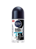 Roll-On Deodorant Black & White Fresh Stain Protection Nivea 50ml