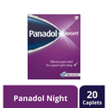 Panadol Night Pain Relief Tablets for Restful Sleep 20 Count