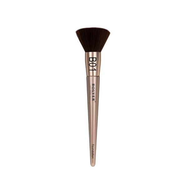 Bolver Foundation Brush B01 Full Coverage Synthetic Bristles