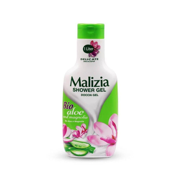 Malizia Shower Gel with Organic Aloe Vera and Magnolia - 1000ml