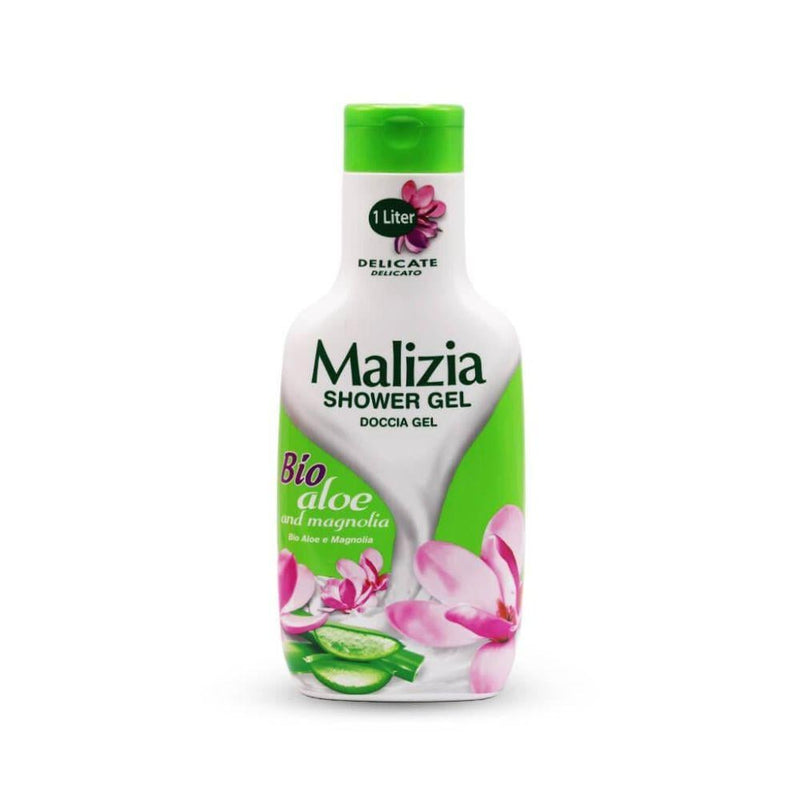 Malizia Shower Gel with Organic Aloe Vera and Magnolia - 1000ml