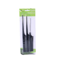 Salon System Comb Set - 3 Pieces for Professional Styling and Finishing