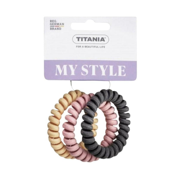 Titania Hair Ties Elastic Pack of 3