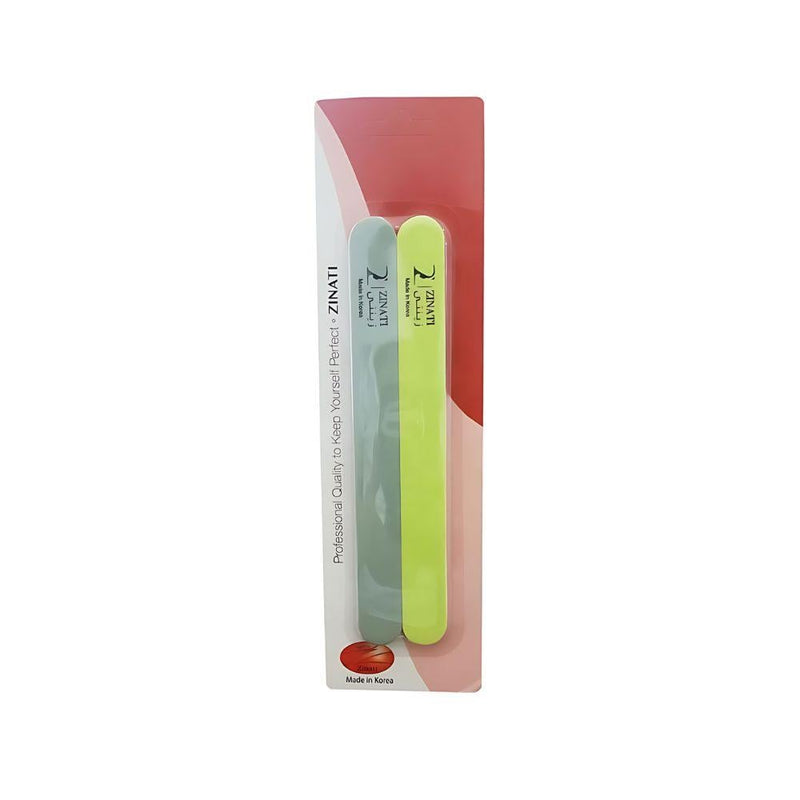 Nail File Double Sided Professional Shaping Tool ZINATI 2 Pieces