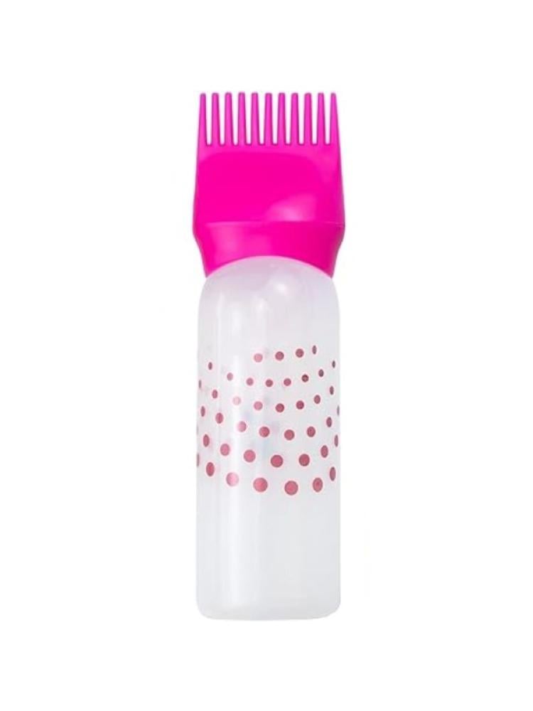 Salon System Hair Dye Bottle with Applicator Comb